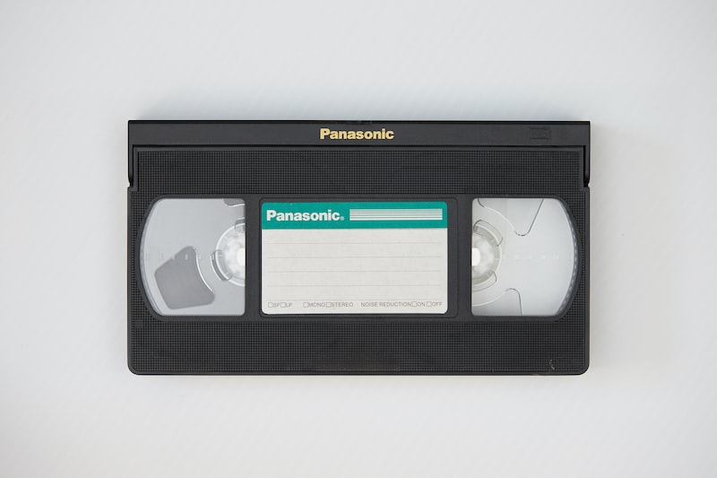 black and white sony cassette tape