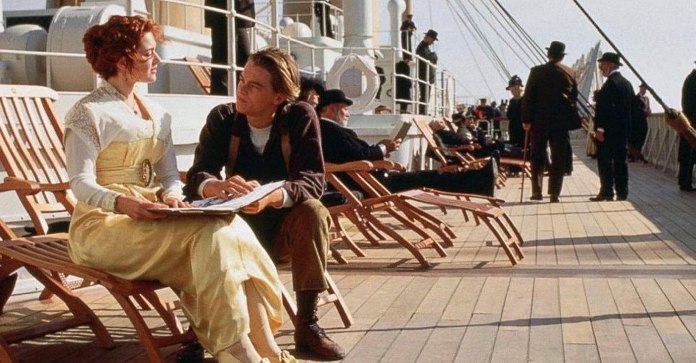 In 'Titanic' Jack Talks About Falling Into A Lake Not Made Until After The Titanic Sank