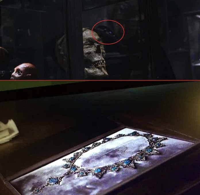 The Necklace That Curses Katie Bell Is Seen In 'Chamber Of Secrets'