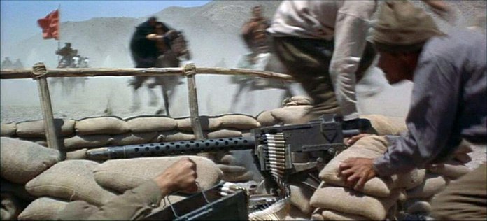 The Ottomans In 'Lawrence Of Arabia' Use A Machine Gun Not Used Until After WWI